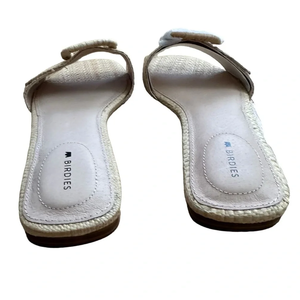 SOLD:Birdies Women's The Kiwi Raffia Sandal - Tan, 8US - Picture 7 of 11